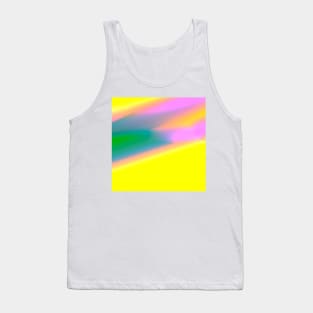 yellow pink green blue texture design Tank Top